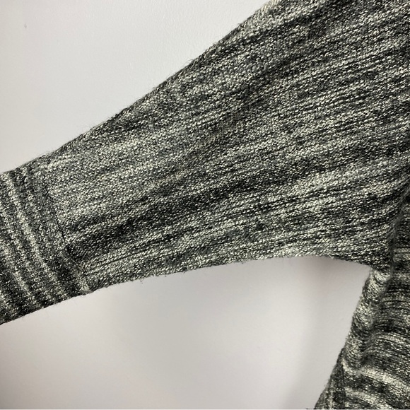 Field Flower Cowl Neck Cotton Blend Knit Sweater Medium Heathered Grey - Picture 5 of 14